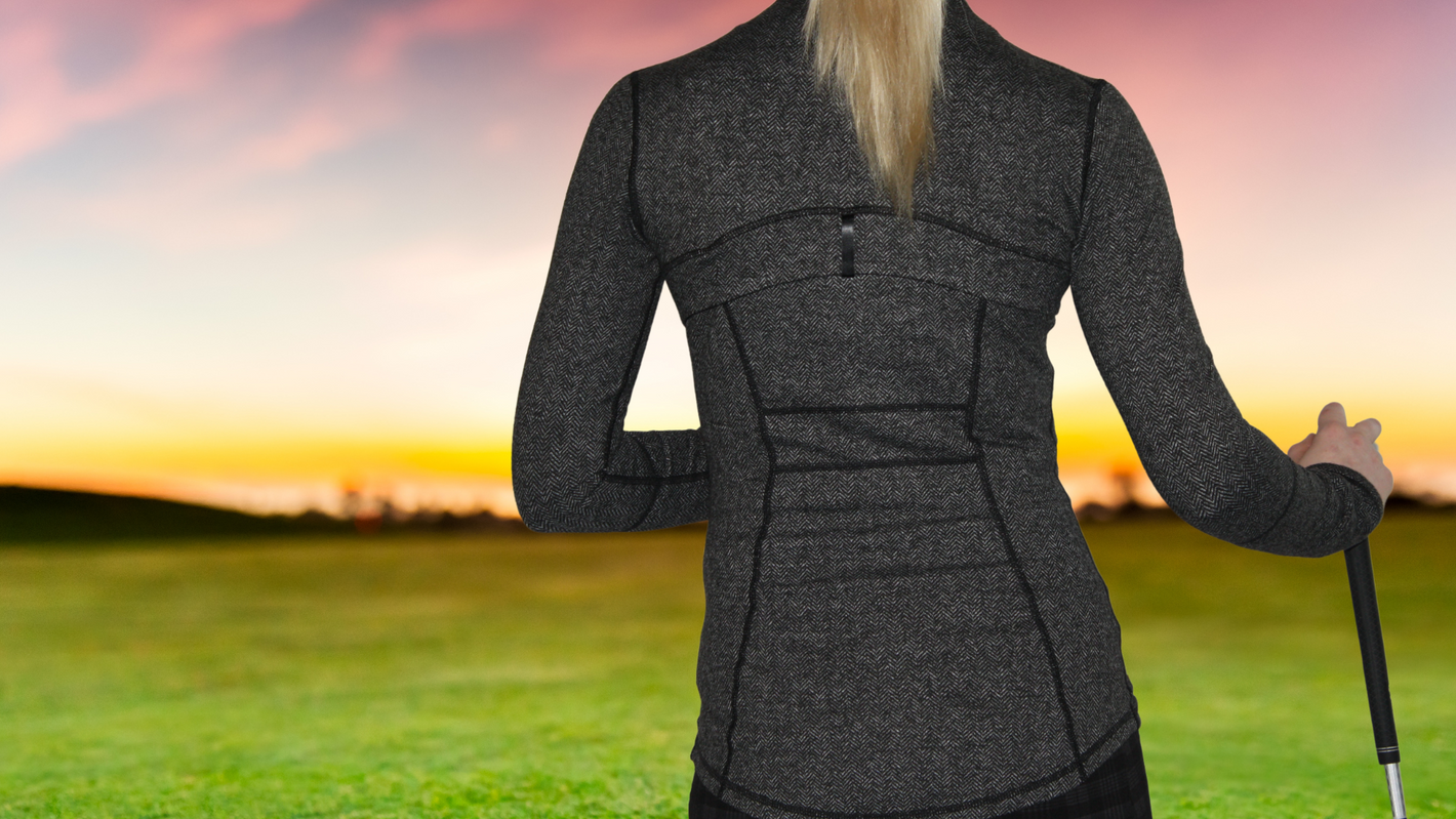 Fall Women's Fitted Sport Golf Jacket