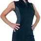 LaaTeeDa Sports Dress Size 0-2 SMALL But Fierce / Black with Dark Grey Collar & Waist Cut Out LaaTeeDa Sport Golf Dress - Black and Grey, Built In Bodysuit Shorts and Pockets - Easy Bathroom Access Design