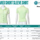 Collared knit shirt button up size chart