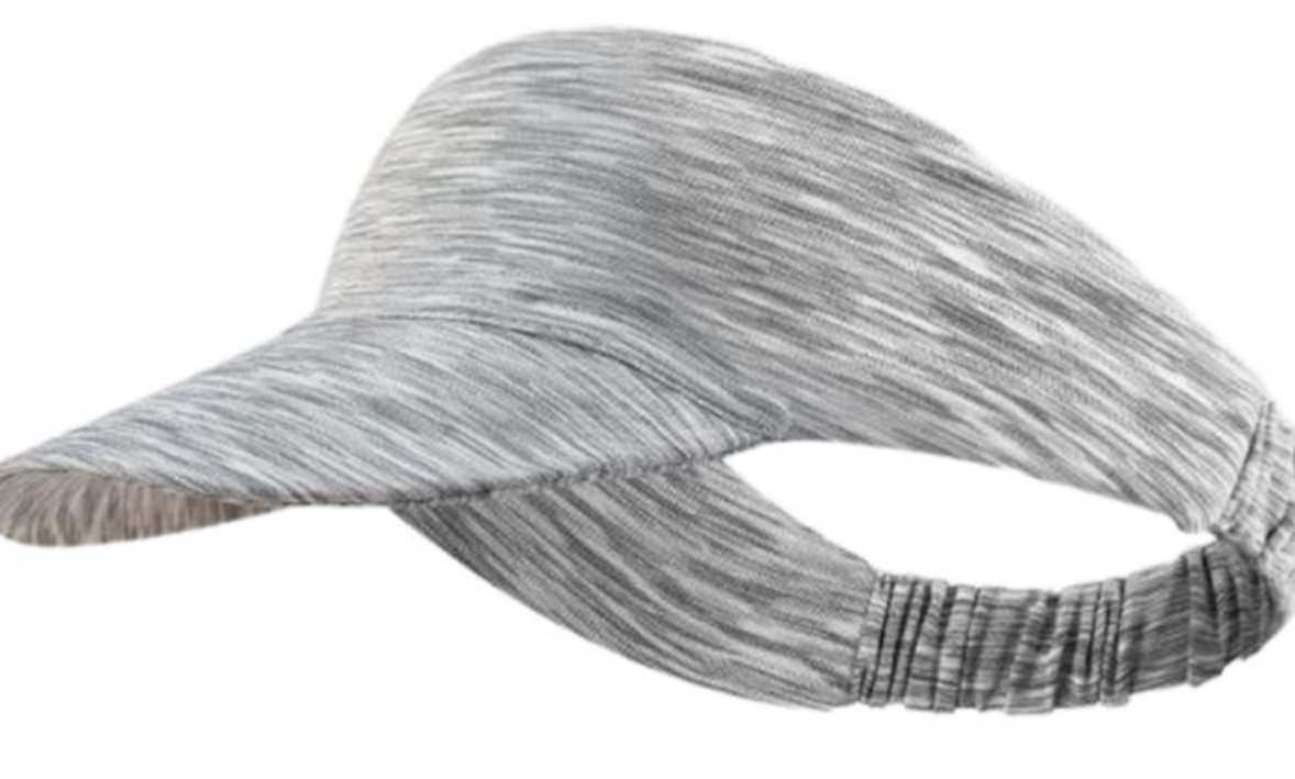 minimalist headband visor grey